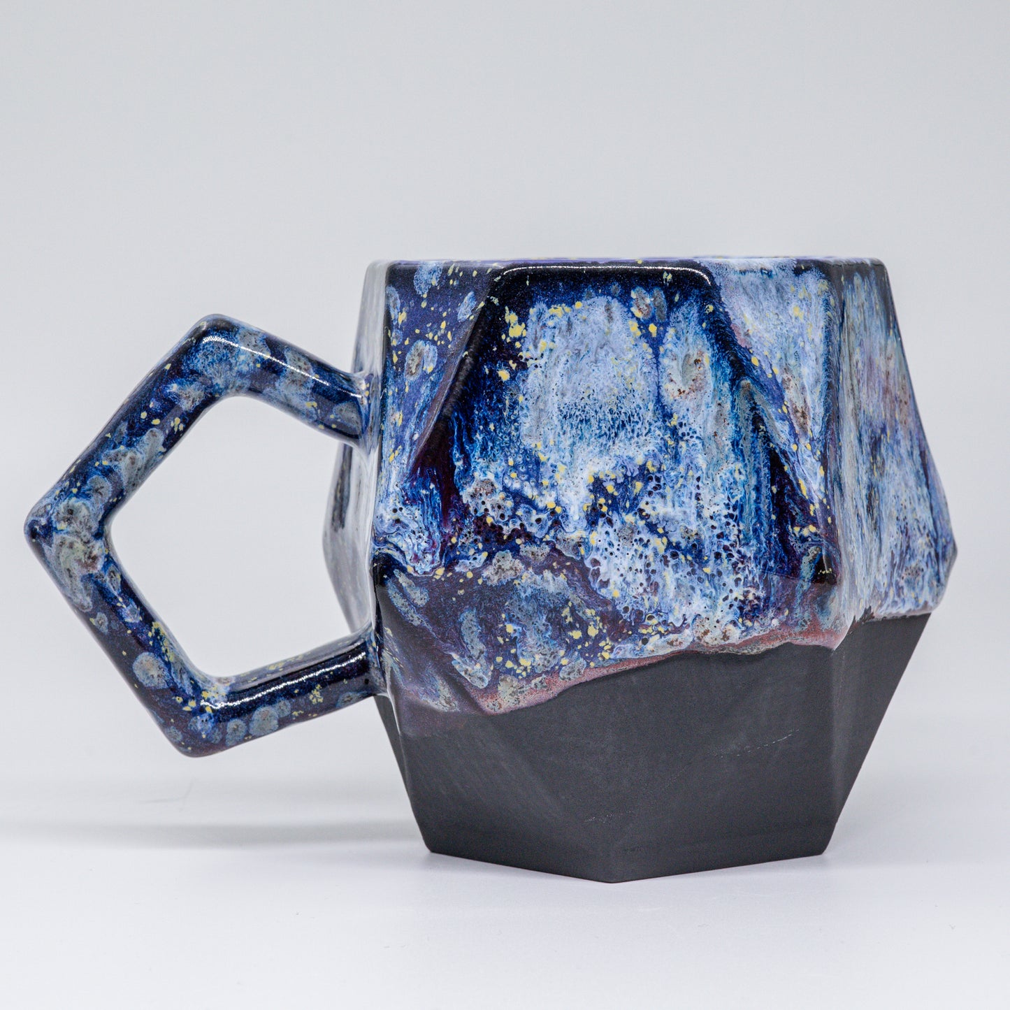 (Made-to-order) Geometric Pottery Mug 380ml (12.8oz)
