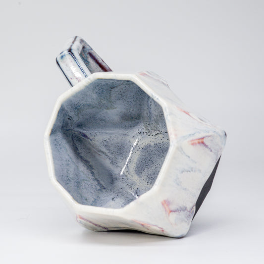 (Made-to-order) Geometric Pottery Mug 380ml (12.8oz)