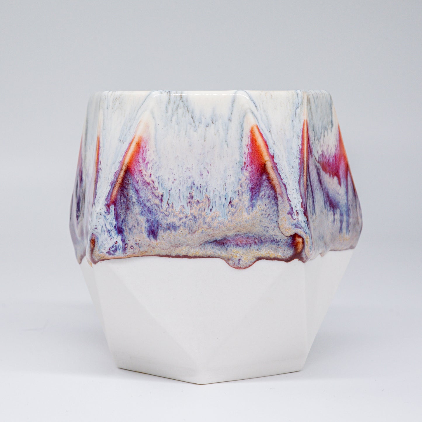 (Made-to-order) Geometric Pottery Mug 380ml (12.8oz)
