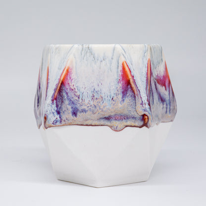 (Made-to-order) Geometric Pottery Mug 380ml (12.8oz)