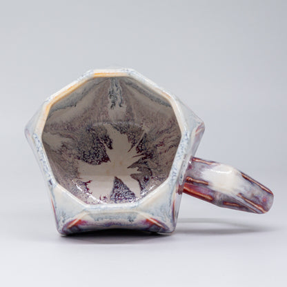 (Made-to-order) Geometric Pottery Mug 380ml (12.8oz)