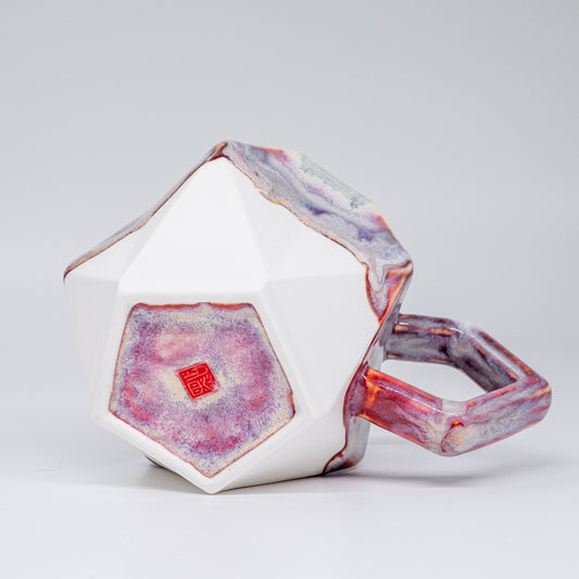 (Made-to-order) Geometric Pottery Mug 380ml (12.8oz)