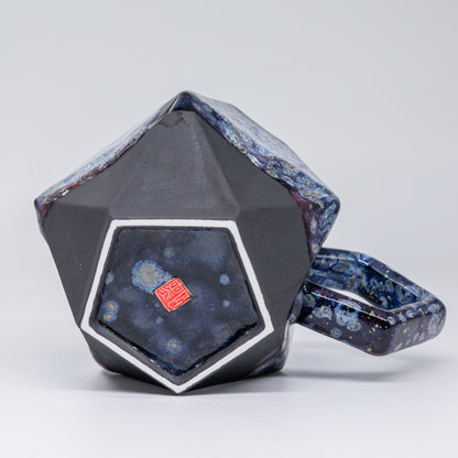 (Made-to-order) Geometric Pottery Mug 380ml (12.8oz)