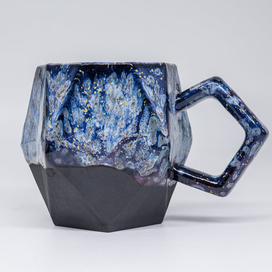 (Made-to-order) Geometric Pottery Mug 380ml (12.8oz)