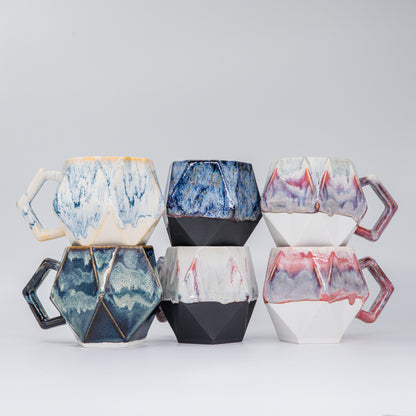 (Market Only) Geometric Pottery Mug